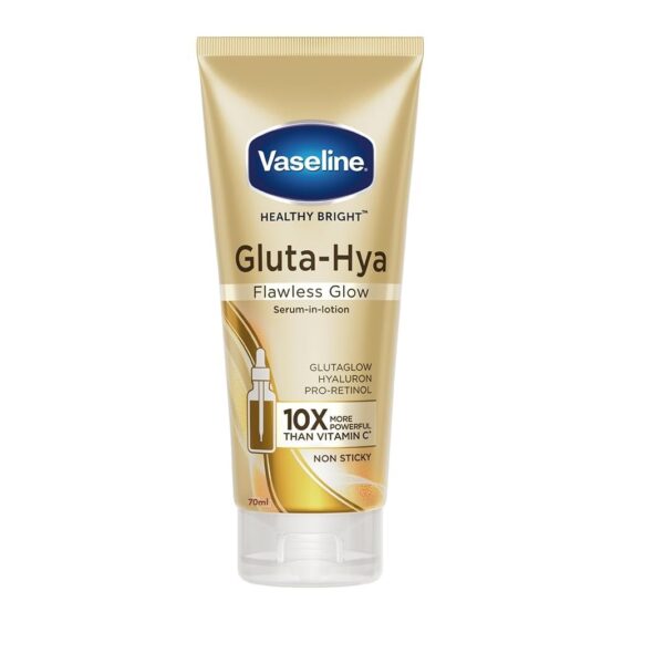 Vaseline Gluta-Hya Serum UV Burst, Flawless Glow Lotion (330ml)