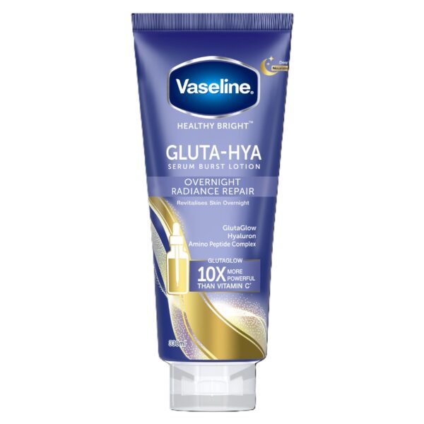 Vaseline Gluta-Hya Serum Burst Lotion Overnight Radiance Repair (330ml)