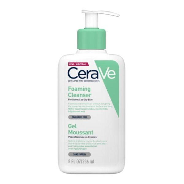 CeraVe Foaming Cleanser Gel Moussant (236ml)