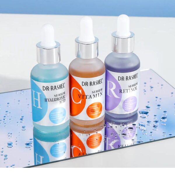 Dr Rashel 3-Pack (Vitamin C, Retinol & Hyaluronic Acid) Serum Set (30ml*3)
