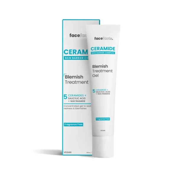 Facefacts Blemish treatment gel (Ceramides + Salicylic Acid + Niaciamide) (50ml)