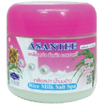 Asantee Rice Milk Salt Spa Scrub (Honey + Collagen)