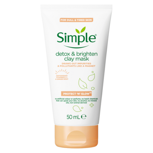Simple Detox & Brighten Clay Mask (50ml)
