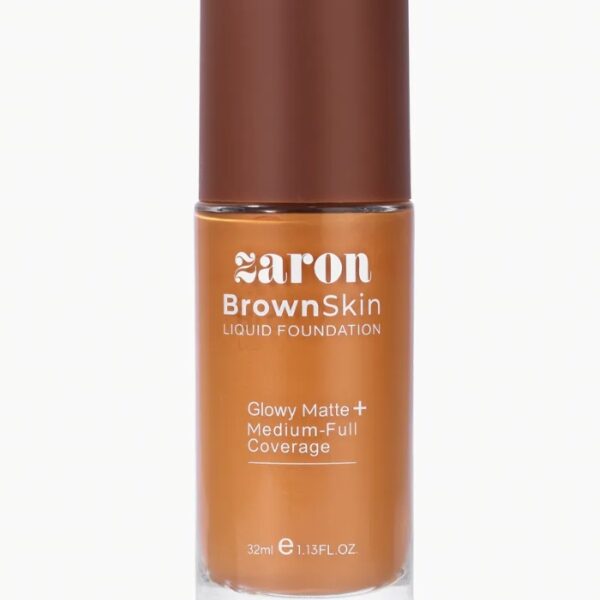 Zaron Brown Skin Liquid Foundation - Nut