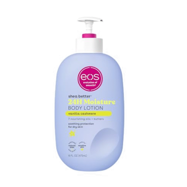 eos vanilla cashmere 24H moisture body lotion (473ml)