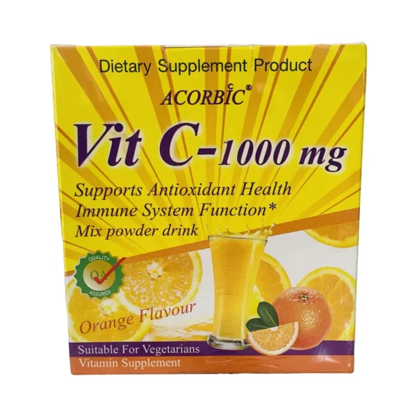 Acorbic Vitamin C-1000 mg Dietary Supplement (120g)