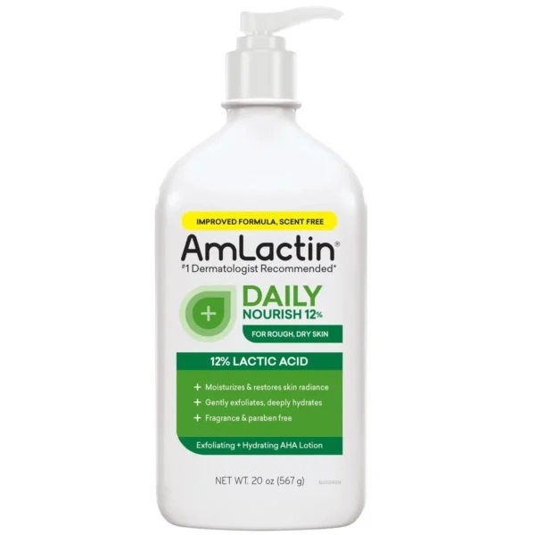 Amlactin Daily Nourish,12% Lactin Acid Body Lotion (567g)