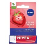 Nivea 24h StrawBerry Shine Lip Balm (4.8g)