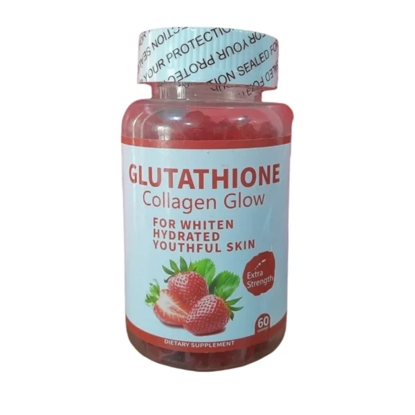 B.S.F Glutathione Collagen Glow For Whiten,Hydrate Youthful Skin (60 Gummies)