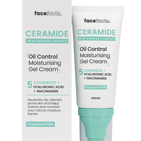 Facefacts Ceramide Oil Control Moisturising Gel Cream